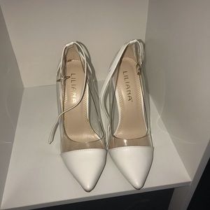Liliana white heels